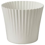 VINTERFINT Plant pot, white, 12 cm