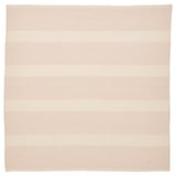 VIPPSTARR Tablecloth, stripe pattern red/natural, 150x150 cm