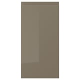 VOXTORP Door, high-gloss dark grey-brown, 30x60 cm