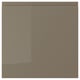 VOXTORP Drawer front, high-gloss dark grey-brown, 40x40 cm