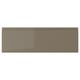 VOXTORP Drawer front, high-gloss dark grey-brown, 60x20 cm