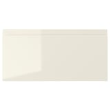VOXTORP Drawer front, high-gloss light beige, 40x20 cm