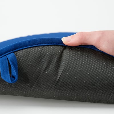 ÄNGSFRÄKEN Pernă scaun, albastru/interior/exterior, 36 cm