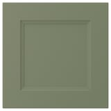 Ușă dulap verde AXSTAD, pătrată cu panou inserat, finisaj mat.