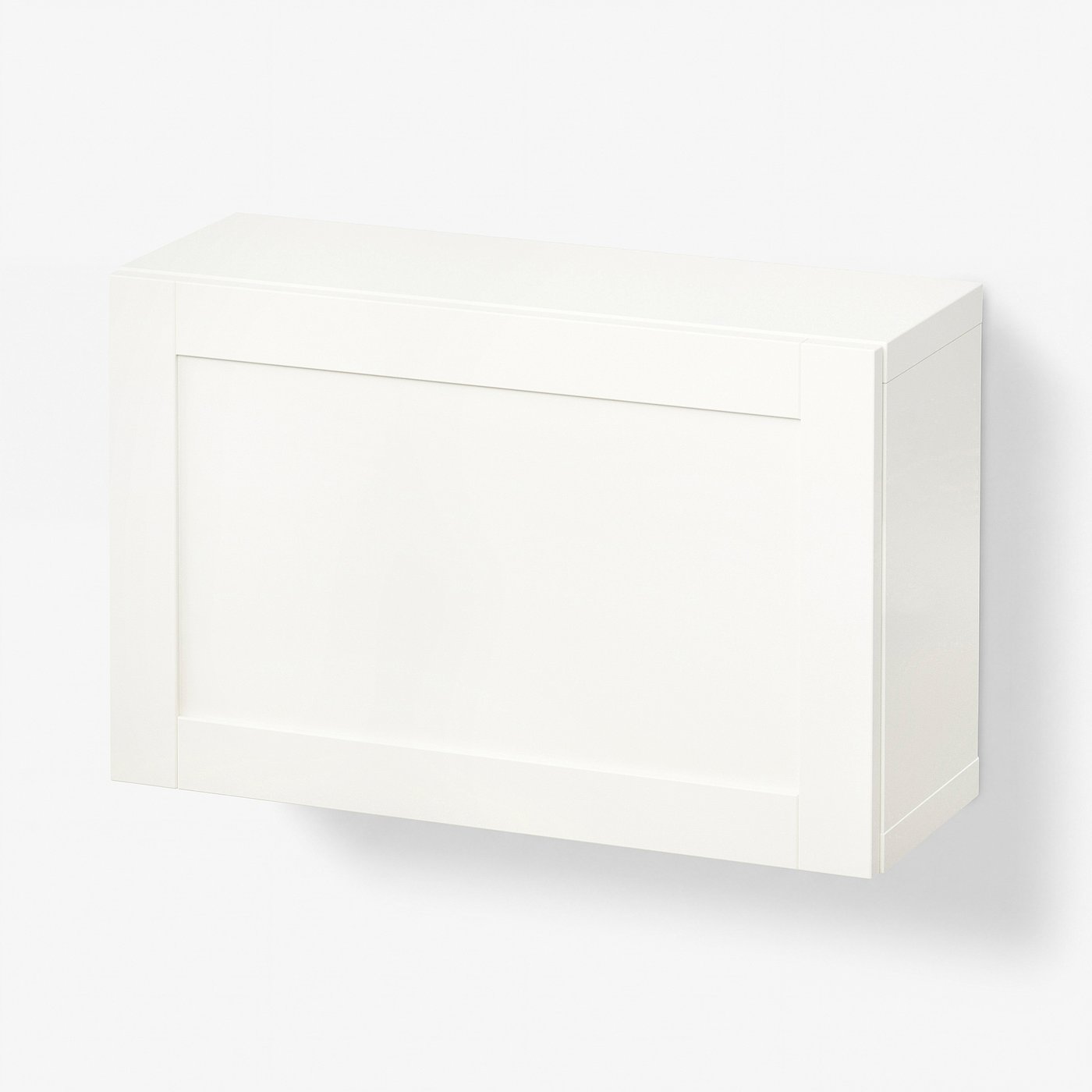 BESTÅ Combinație corp suspendat, alb/Hanviken alb, 60x22x38 cm