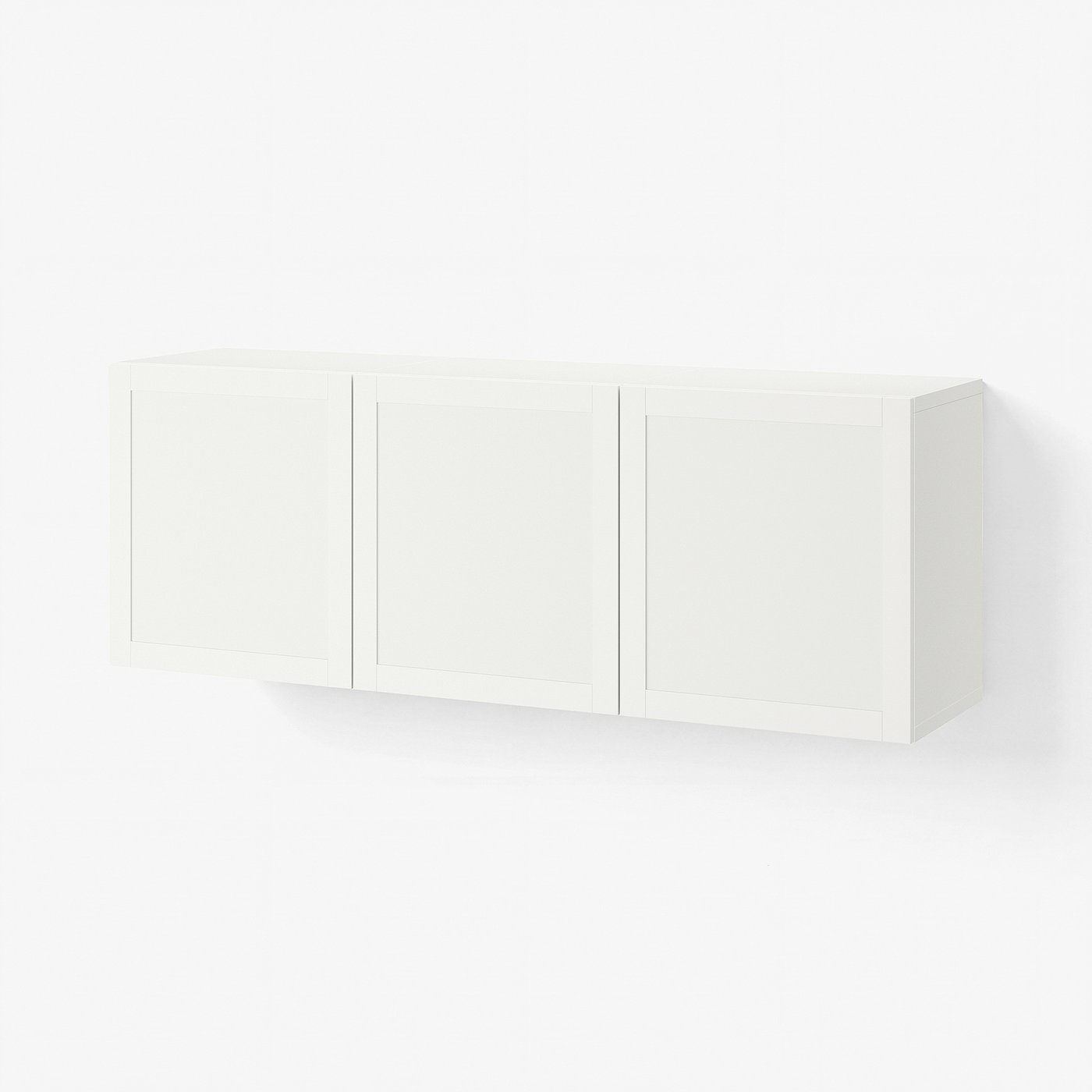 BESTÅ Combinație corp suspendat, alb/Hanviken alb, 180x42x64 cm