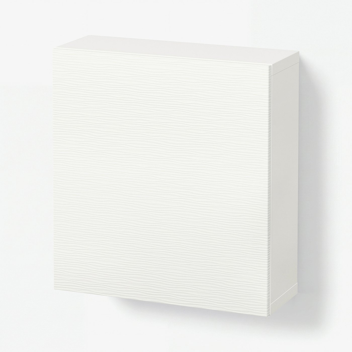 BESTÅ Combinație corp suspendat, alb/Laxviken alb, 60x22x64 cm
