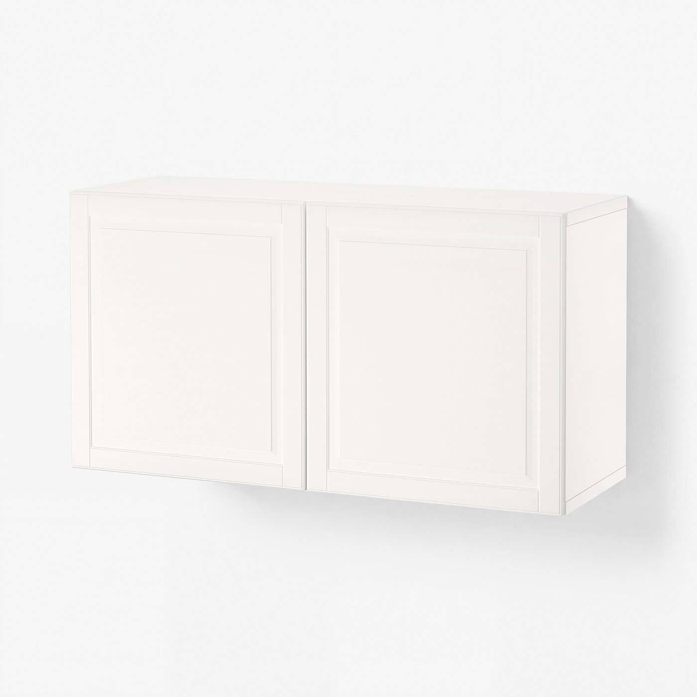 BESTÅ Corp poliţe/uşi, alb/Smeviken alb, 120x42x64 cm