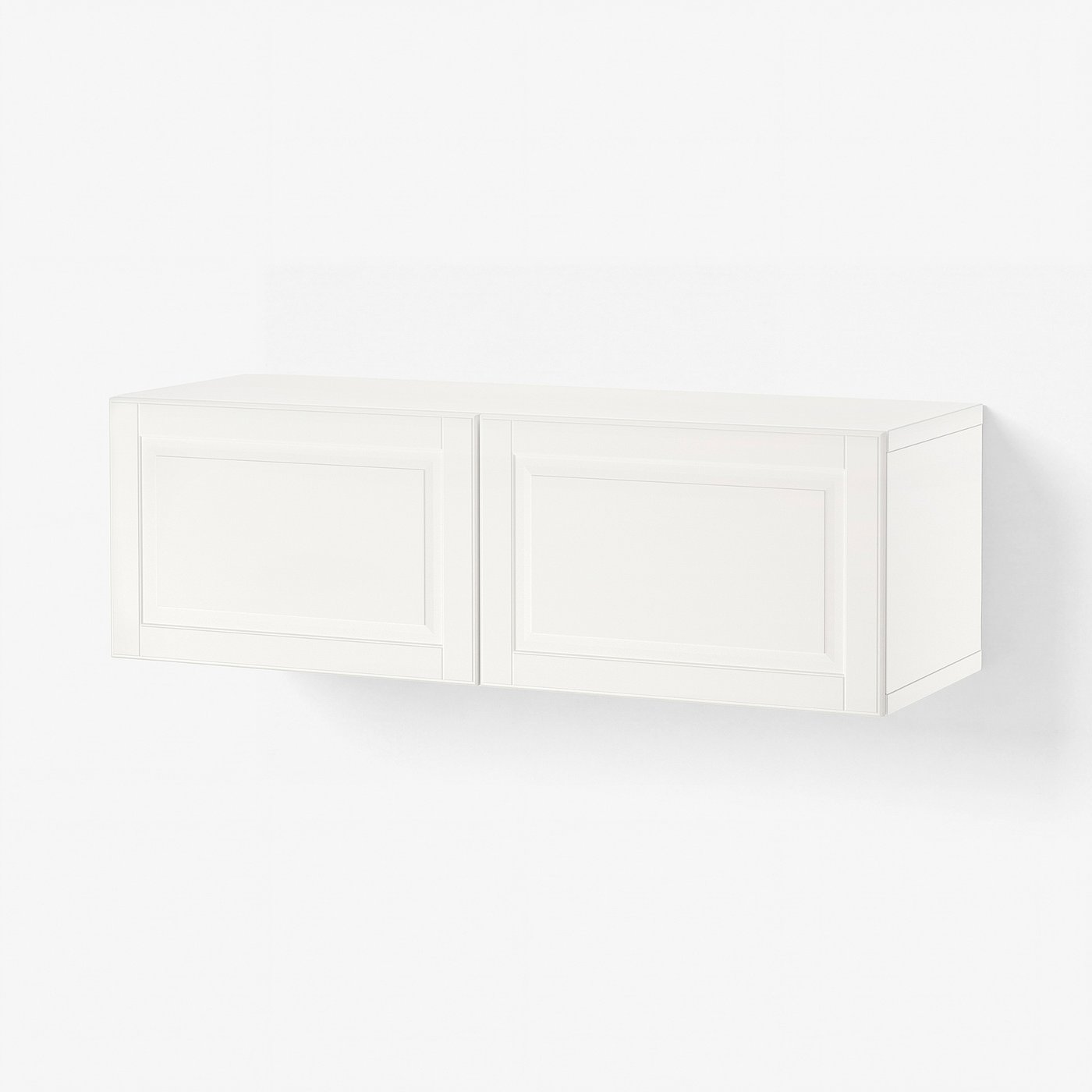BESTÅ Corp poliţe/uşi, alb/Smeviken alb, 120x42x38 cm