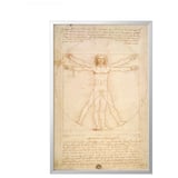Cadru BJÖRKSTA: schiță leonardo, bej, dreptunghiular