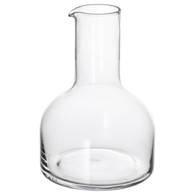 Carafă din sticlă transparentă BRÖGGAN, elegantă și funcțională, perfectă pentru servire și decorarea mesei.