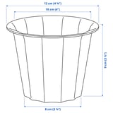 Ilustrație cu măsurători pentru produs: BUSKVERK.