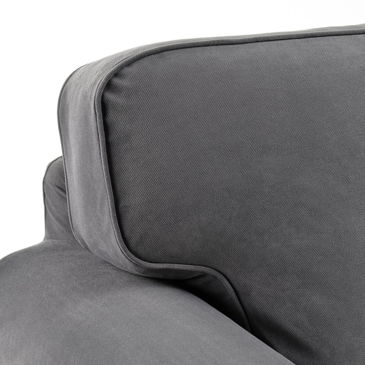 IKEA 2脚目 EKTORP canapea 2 locuri, Hakebo gri închis - IKEA