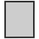 Ramă foto neagră, design simplu, formă pătrată, față din plastic, seif pentru camerele copiilor.