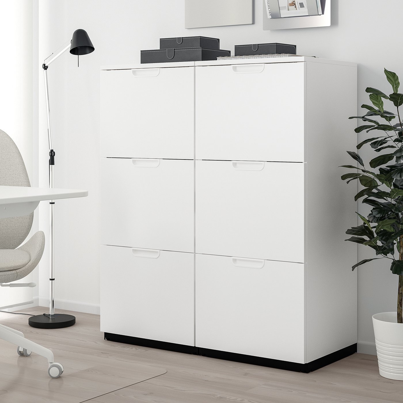 GALANT sistem depozitare, alb, 102x120 cm - IKEA
