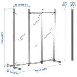 Ilustrație cu măsurători pentru produs: GLAMBERGET.