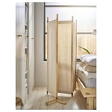 GLAMBERGET Paravan, pin/Katorp bej, 150x150 cm