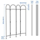 Ilustrație cu măsurători pentru produs: GRÅFJÄLLET.