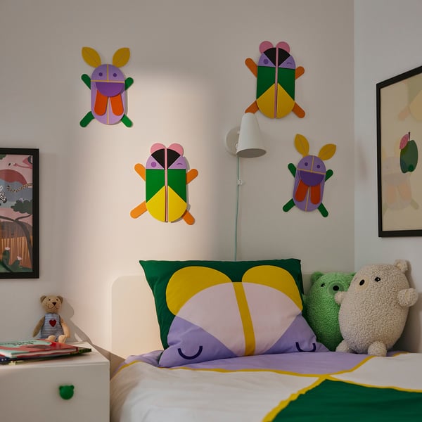 GREJSIMOJS Decorațiune perete, set 2buc, multicolor