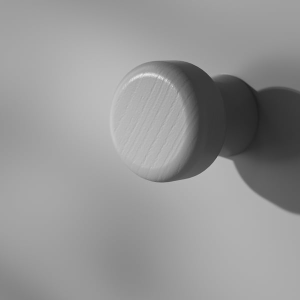 Mâner de piept GULLABERG : lemn neted, masiv, design robust, tradițional.