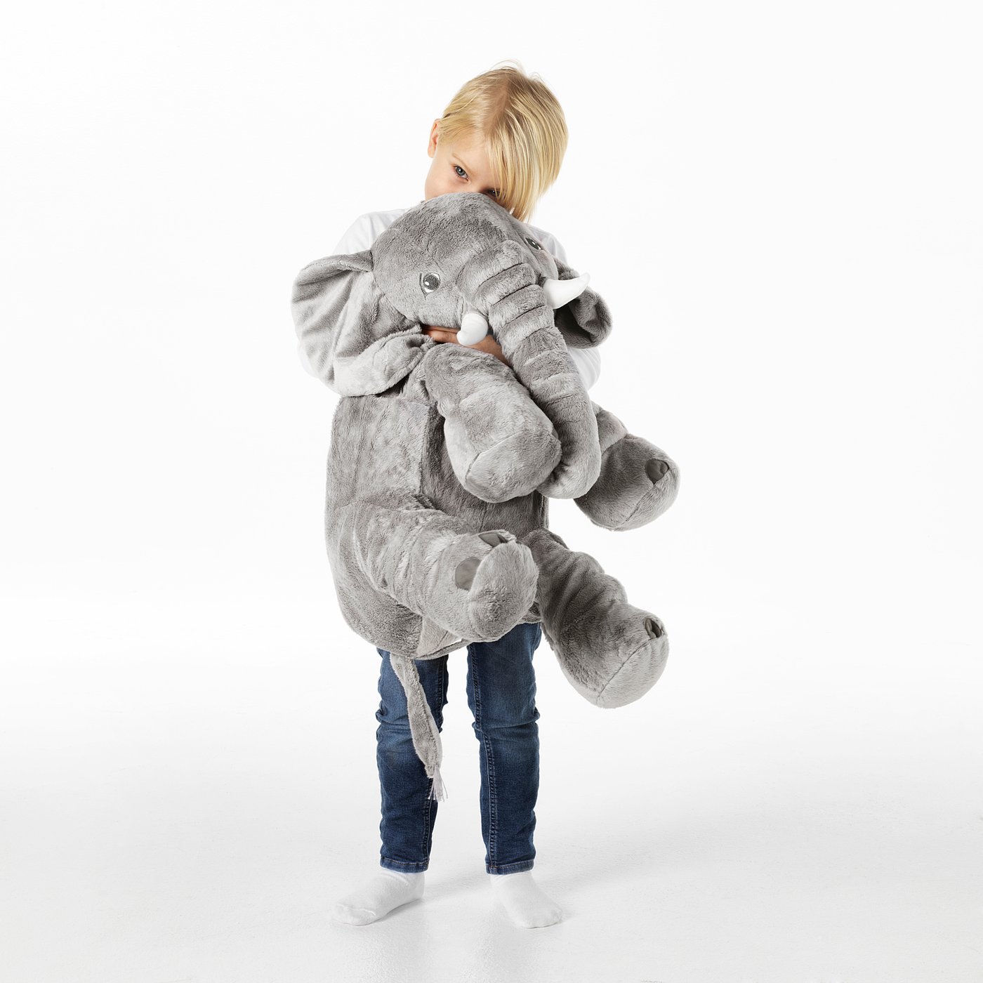 JÄTTESTOR jucărie de pluș, elefant/gri - IKEA