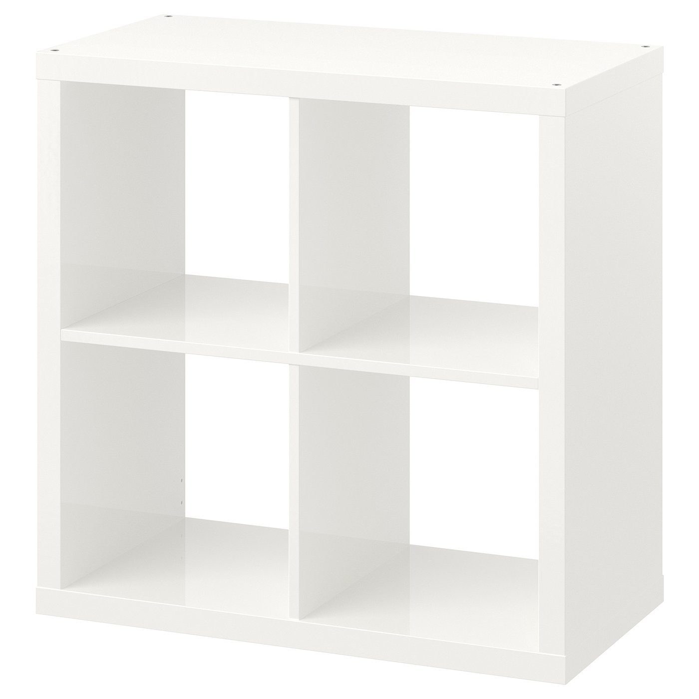 KALLAX Etajeră, lucios alb, 77x77 cm - IKEA
