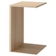 Organizator de dulap din lemn în formă de L cu cârlige, minimalist și funcțional.