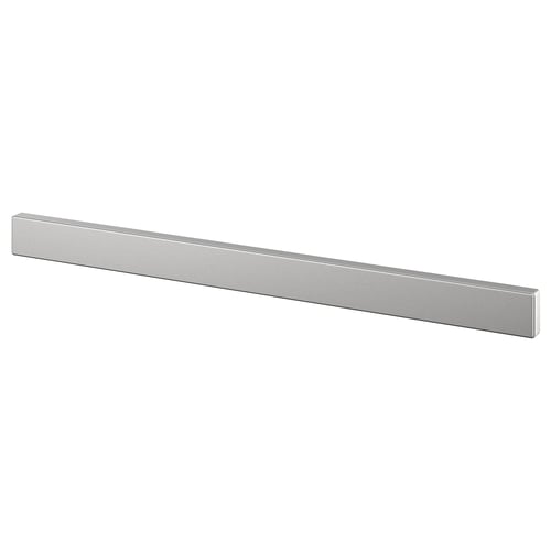 KUNGSFORS: suport magnetic pentru cuțite argintiu montat pe perete. Design elegant, dreptunghiular pentru organizarea bucătăriei.