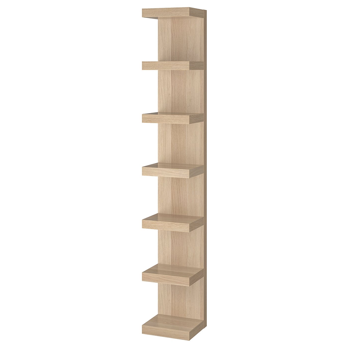 LACK Etajeră suspendată, aspect stejar antichizat, 30x190 cm - IKEA