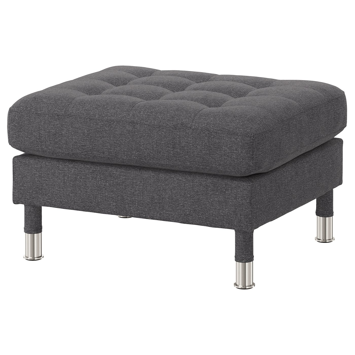 IKEA LANDSKRONA オットマン グレー LANDSKRONA taburet, Gunnared gri închis/metal - IKEA
