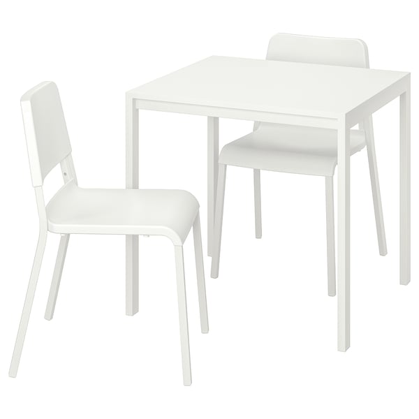 Melltorp Teodores Masă 2 Scaune Alb Alb Ikea