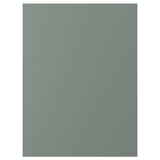 Ușă NICKEBO gri-verde, design simplu și modern, suprafață netedă mată.