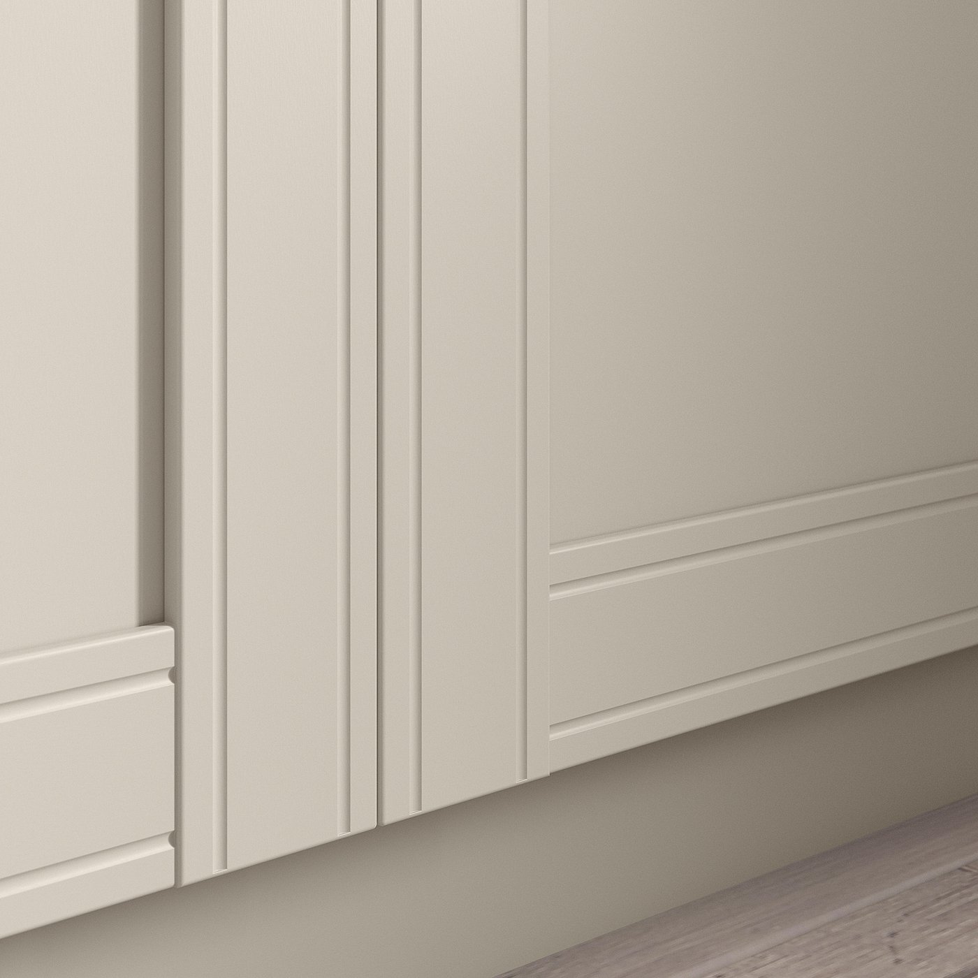 PAX / FLISBERGET Dulap colţ - alb/bej deschis 161/88x236 cm