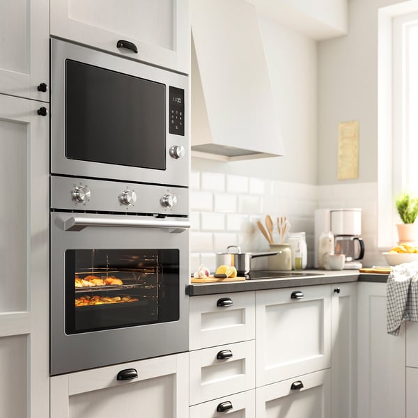 STENABY Cuptor cu ventilație, funcție grill aspect oțel inoxidabil/IKEA 300