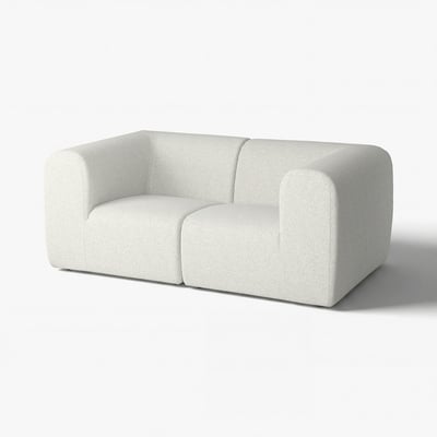 Canapea STOCKHOLM 2025, gri deschis, formă modernă, material moale, design minimalist.