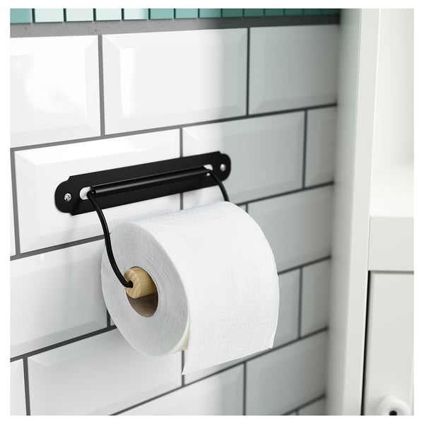 Svartsjon Suport RolÄ Hartie Negru Ikea