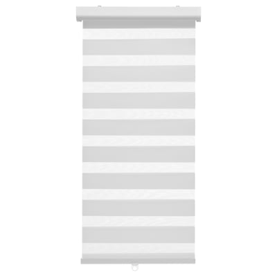 Jaluzele duble gri TANDLUNDFLY cu design fără fir cu închidere amortizată.