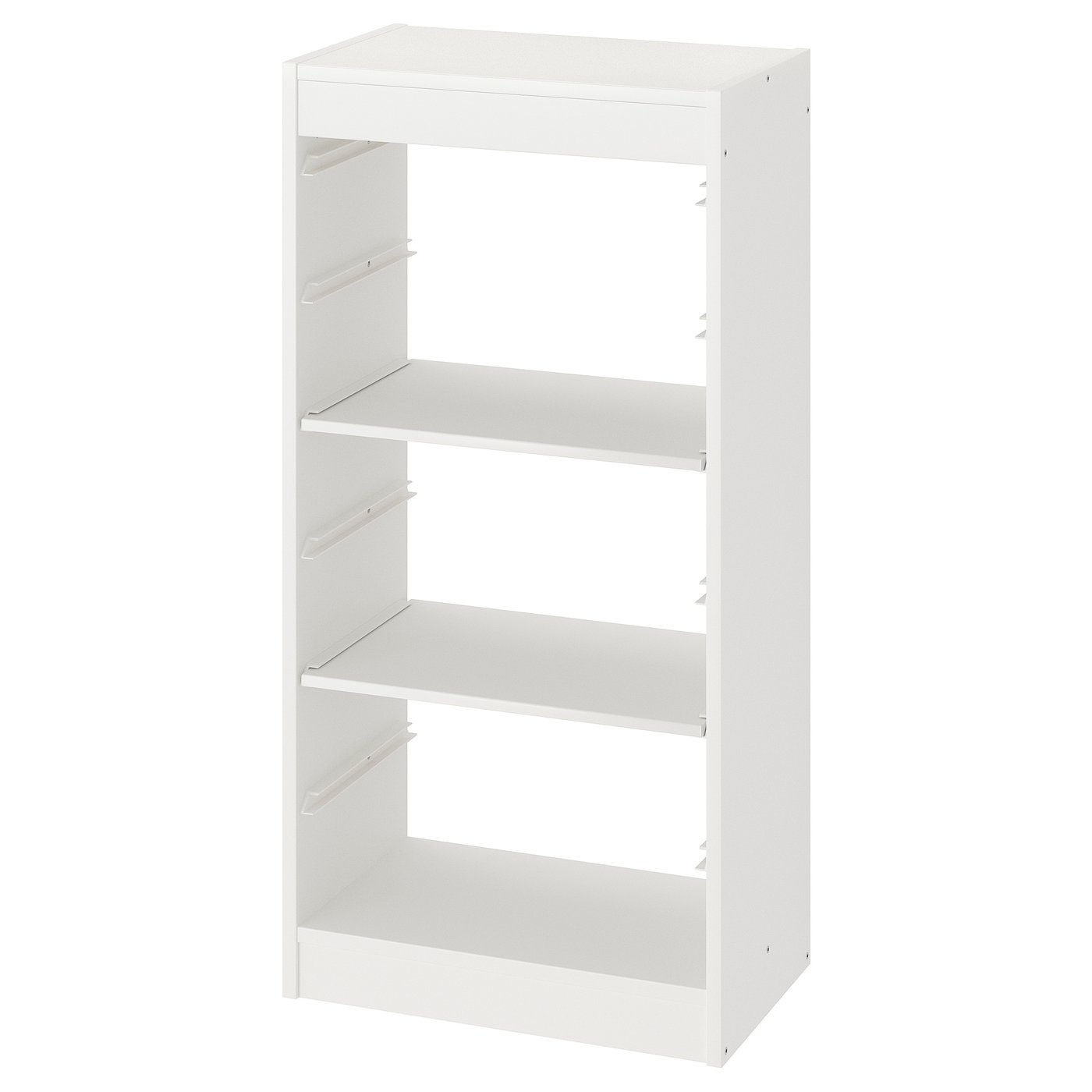 TROFAST ansamblu depozitare+poliţe, alb, 46x30x94 cm - IKEA