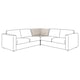 Canapea de colț VIMLE, ton neutru, design minimalist, perne confortabile, linii curate.