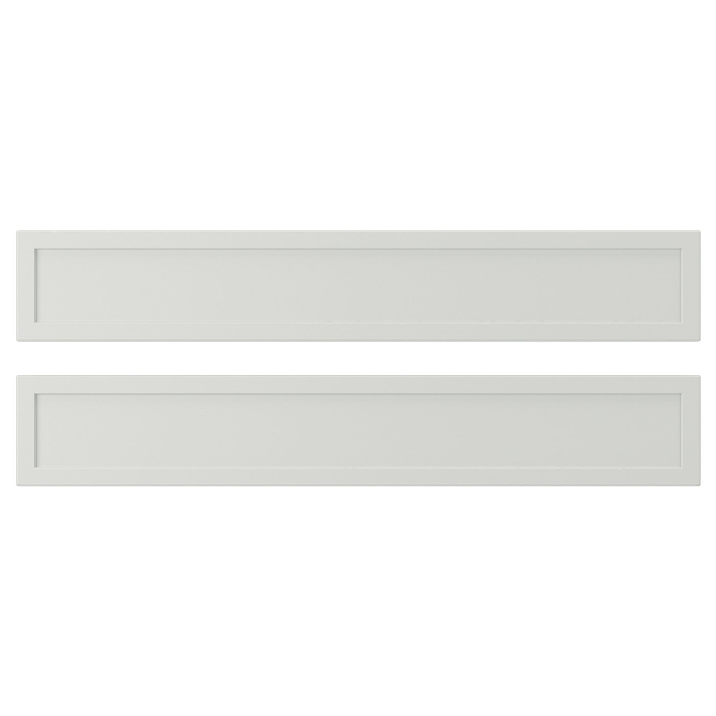 ASPUDDEN Front fioke, svetlosiva, 60x10 cm