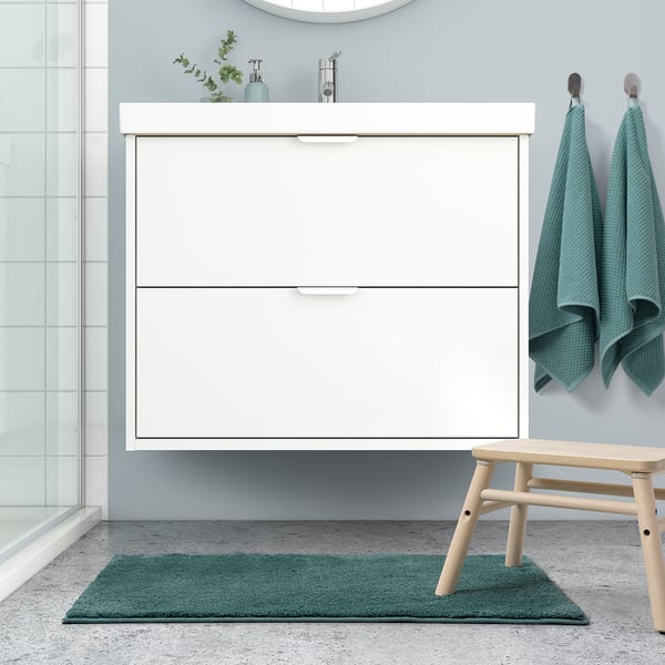 BACKMÅRA Kupatilska prostirka, tirkizna, 50x80 cm