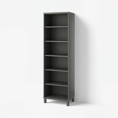 BESTÅ Element, tamnosiva, 60x40x202 cm