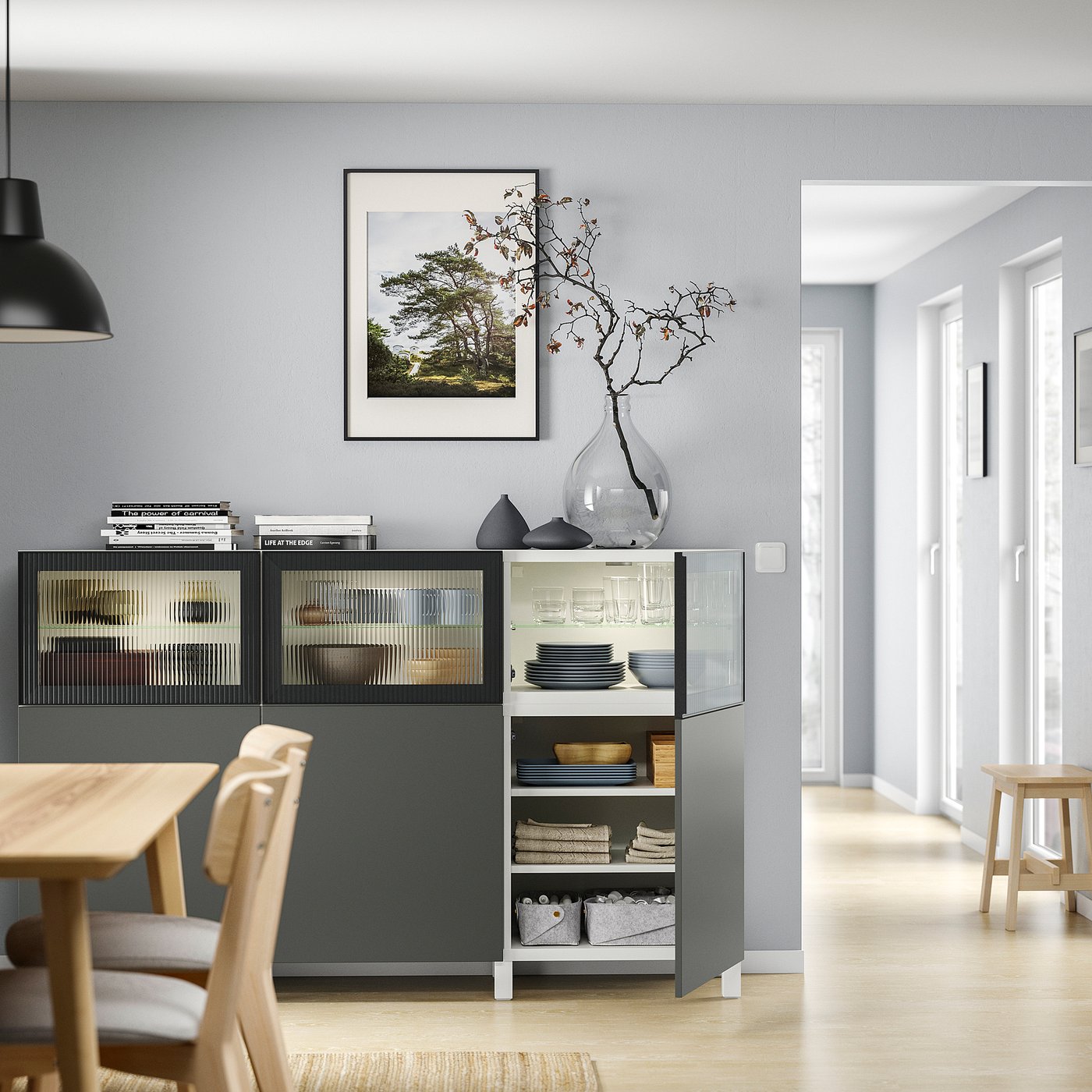 BEST&Aring; Kombin. odlaganje s vratima