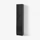 BILLY / HÖGBO Komb.biblioteke sa stakl. vratima, crna im. hrastovine/crna, 40x30x202 cm