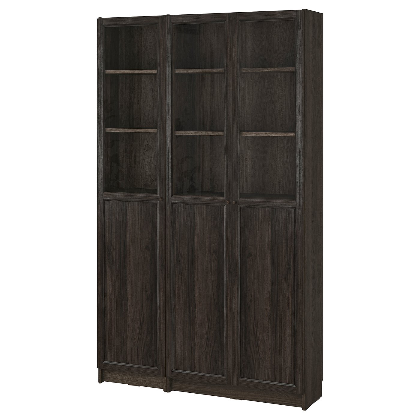 Komb.biblioteke s panelom/stak.vrat, 120x30x202 cm