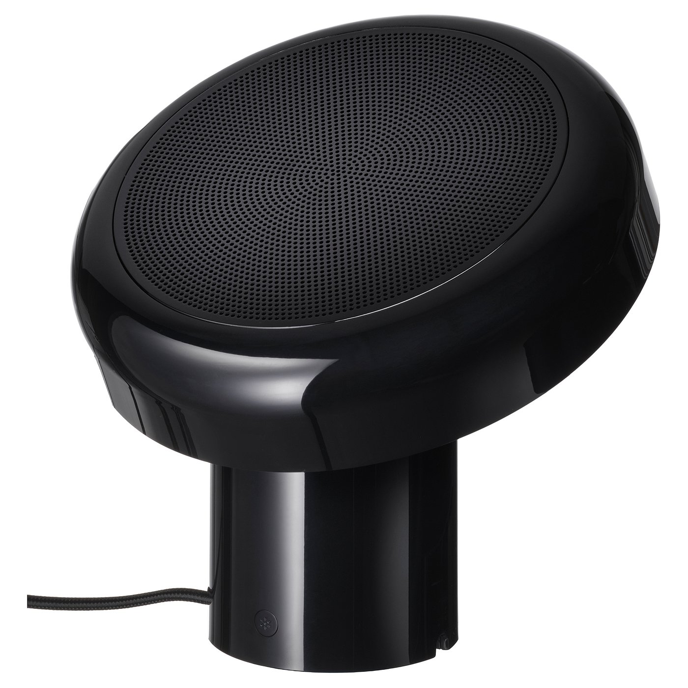BLOMPRAKT Bluetooth zvučnik-lampa, crna