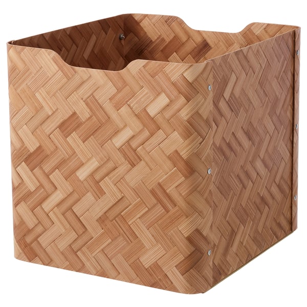 BULLIG Kutija, bambus/smeđa, 32x35x33 cm