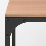 FJÄLLBO Stočić za kafu, crna, 90x46 cm