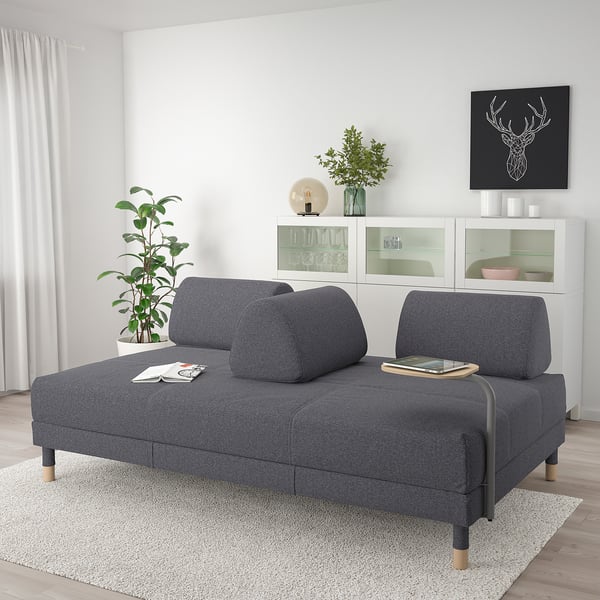 FLOTTEBO Sofa ležaj s pom. stoč. Gunnared zagasitosiva IKEA