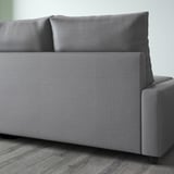 FRIHETEN Ugaona sofa ležaj s odlaganjem, Skiftebo tamnosiva
